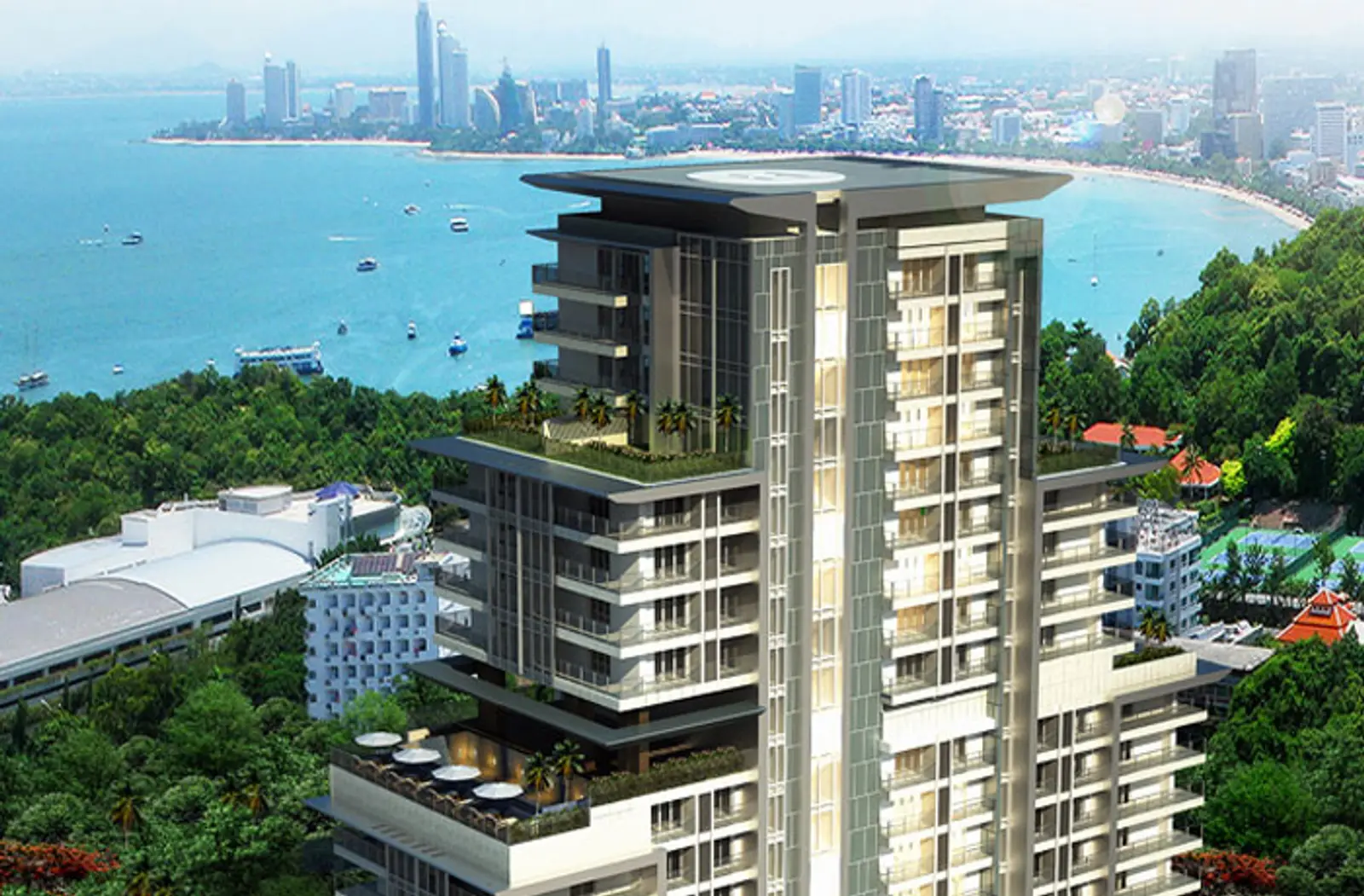 Condo front de mer à vendre — Pratamnak, Pattaya