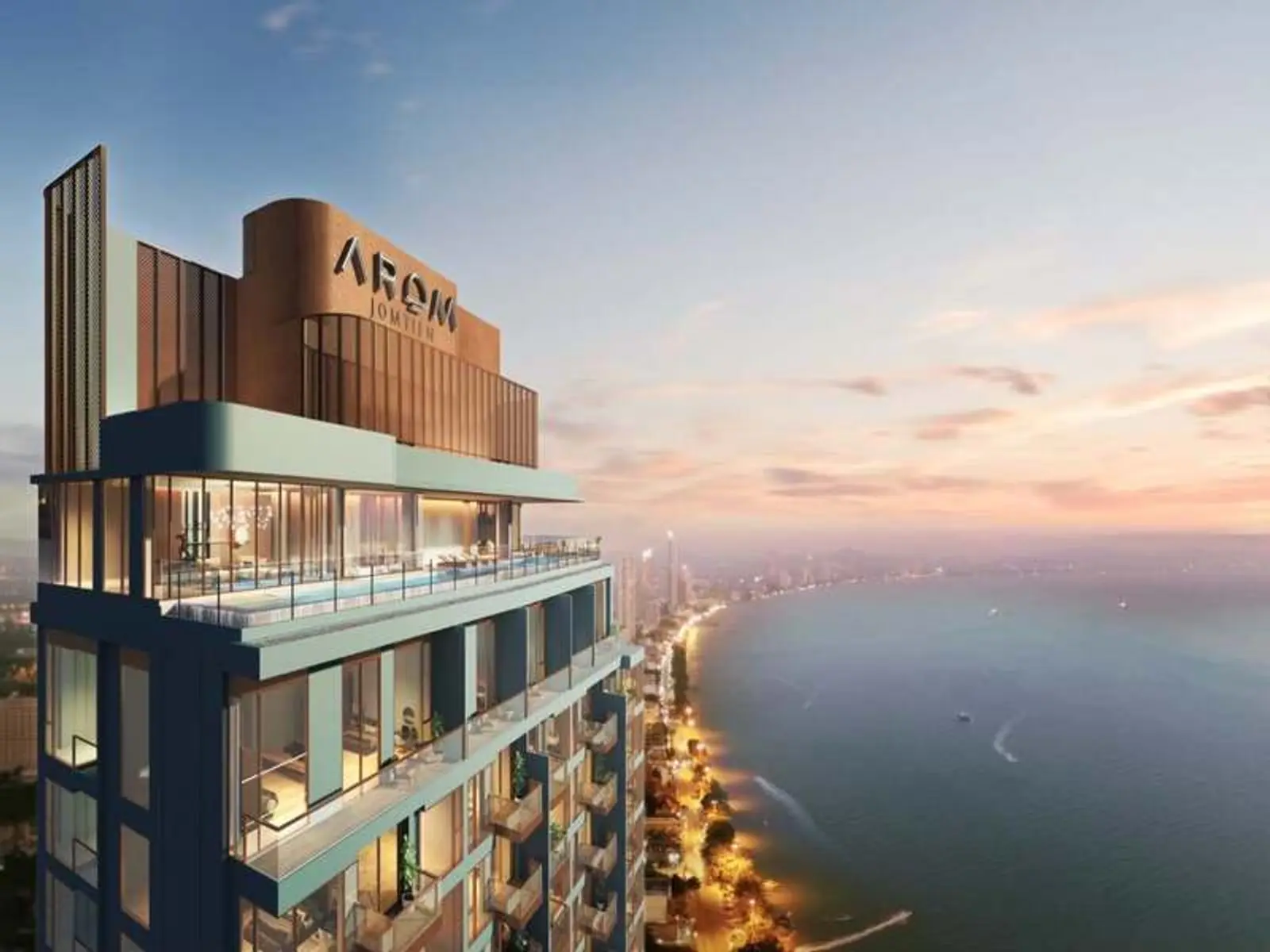 Condo 1 chambre vue mer à vendre — Jomtien Beach, Pattaya