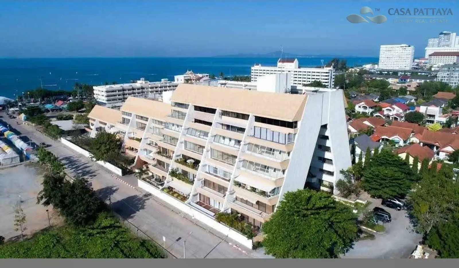 Condo 3 chambres front de mer à louer — Jomtien, Pattaya